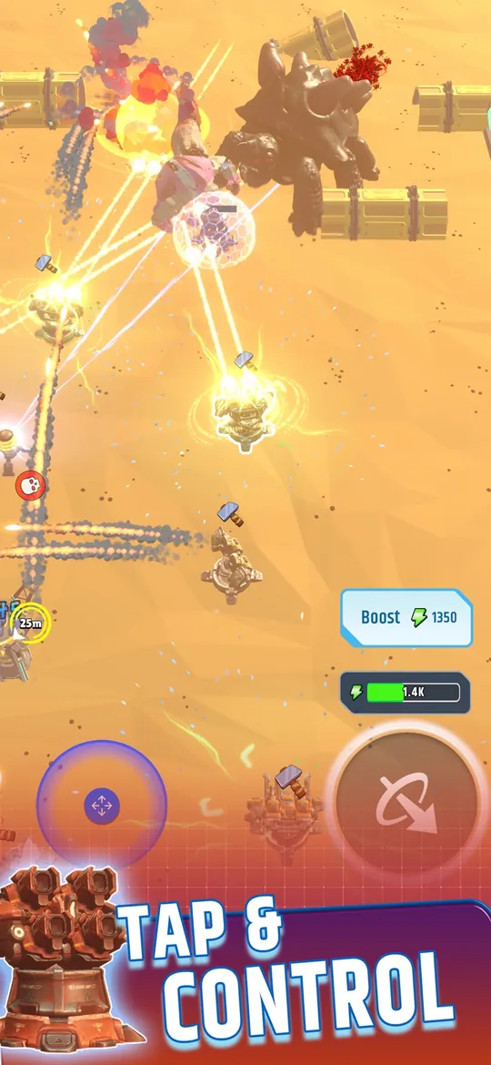Controlling a turret